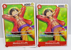 2x Monkey.D.Luffy ST21-014 SR One Piece TCG Playset Starter Deck - Image 1