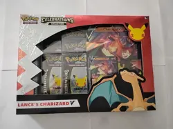 Pokemon TCG Celebrations Collection Lance's Charizard V Box 820650101625 - Image 1