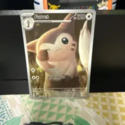 Furret 168/159 SV09: Journey Together Holo Illustration Rare Pokemon TCG NM - Image 1