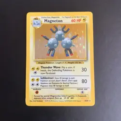 Magneton 9/102 Pokemon TCG Base Set Holo - Image 1