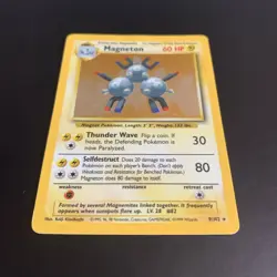 Magneton 9/102 Pokemon TCG Base Set Holo - Image 3