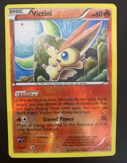 Victini 23/113 Reverse Holo Rare Legendary Treasures Pokemon TCG NM - Image 1