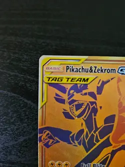 Pikachu & Zekrom GX SM248 NM (See Pics) 2021 Pokemon Sun & Moon Tag Team Promo - Image 3
