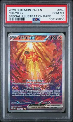 2023 POKEMON EN-PALDEA EVOLVED 259 CHI-YU EX SPECIAL ILLUSTRATION RARE PSA 10 - Image 1