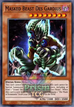 Masked Beast Des Gardius ultra rare KC01-EN023 Yugioh - Image 1