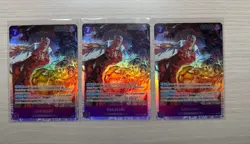Lot Of 3: Sakazuki One Piece OP16 The Time of Battle Super Rare Foil OP 16 065 - Image 1