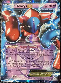 Deoxys EX (Team Plasma) BW82 Black & White Holo Promo - Pokemon Card - Image 1
