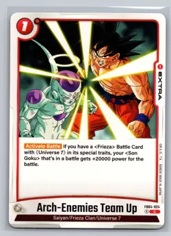 Dragon Ball Super Card Game Fusion World Arch-Enemies Team Up FB04-024 C Extra - Image 1