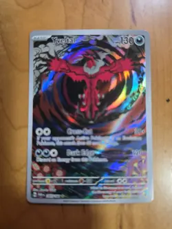 Pokemon TCG Yveltal Paradox Rift Illustration Rare Card 205/182 - NM - Image 1