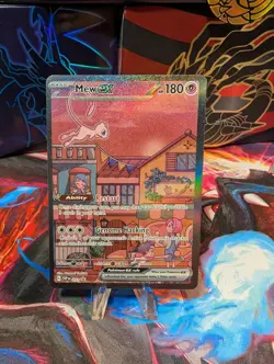 Mew ex 053 Sv: Scarlet & Violet Promo Cards Holo Off Center - Image 1