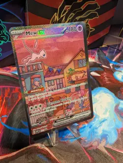 Mew ex 053 Sv: Scarlet & Violet Promo Cards Holo Off Center - Image 2