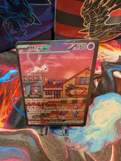 Mew ex 053 Sv: Scarlet & Violet Promo Cards Holo Off Center - Image 4