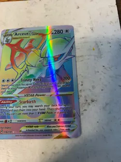 Pokemon card - Rainbow Arceus Vstar - Image 1