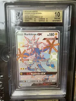 ~ESP~ SPANISH BGS 10 Xurkitree GX SV58 Hidden Fates Pokemon Card - Image 1