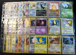 Lot of 90 ALL HOLO Vintage Pokemon Card Binder Collection - Image 1