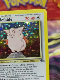 Pokemon TCG Clefable Holo Unlimited Rare Card Jungle Base Set 1/64 - Image 4