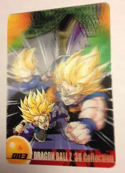 Dragon Ball Morinaga Wafer Card 003 3D - Image 2