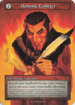 Demonic Contract, Sorcery: Gothic, Normal, Elite - Image 1
