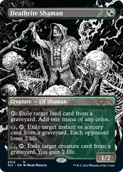 Deathrite Shaman (Borderless) [Secret Lair Countdown Kit] Near Mint Non Holo - Image 3