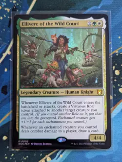 MTG Ellivere of the Wild Court FOIL - NM - Wilds of Eldraine - Image 1