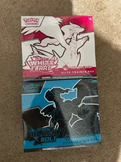 Pokemon Black Bolt & White Flare Pokemon Center Elite Trainer Box ETB Set - Image 2