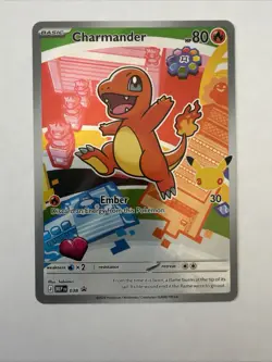 First Partner Illustration Charmander Promo Full Art Holo 038 Pokemon TCG - Image 1