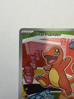 First Partner Illustration Charmander Promo Full Art Holo 038 Pokemon TCG - Image 3