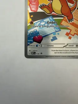 First Partner Illustration Charmander Promo Full Art Holo 038 Pokemon TCG - Image 4