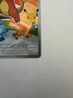 First Partner Illustration Charmander Promo Full Art Holo 038 Pokemon TCG - Image 5