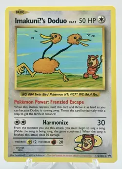 ImakuniU's Doduo - 112/108 - XY Evolutions Secret Rare Pokemon TCG 2016 - NM - Image 1