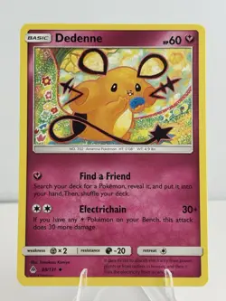 Dedenne 88/131 Sm-Forbidden Light Regular Pokemon LP - Image 1