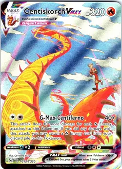 Centiskorch VMAX TG15/TG30 Holo Lost Origin Trainer Gallery Pokemon Holo NM - Image 1