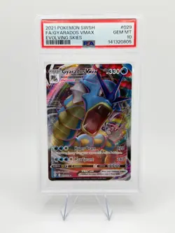2021 Pokemon Evolving Skies Gyarados VMAX #029 | FULL ART | PSA 10 GEM MINT - Image 1