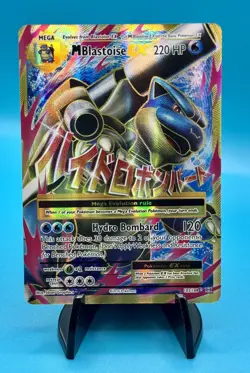 Pokemon TCG M Blastoise EX Full Art Ultra Rare 102/108 XY Evolutions - Image 1