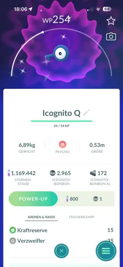 !!!Pokemon GO ✨Shiny Icognito ( Q ) Unown - Image 1