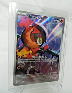 Charcadet #22 Black Star Promo Holo Pokemon Phantasmal Flames NM - Image 1