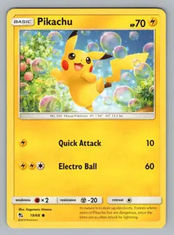 PIKACHU 19/68 C HIDDEN FATES POKEMON NM HIF 2019)_ - Image 1