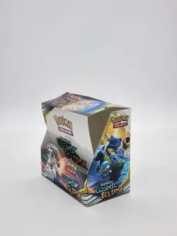 2019 Pokemon Cosmic Eclipse - EMPTY Booster Box Display - No Packs - Image 2