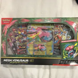 Pokemon TCG Mega Venusaur-EX Premium Collection Box 8 Booster+Promo 2014 - Image 1