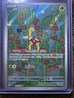 Shuckle 136/132 Illustration Rare, Mega Evolution, Full Art Holo, Pokemon TCG - Image 1