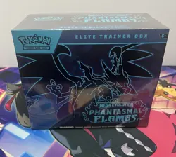 Pokemon TCG Mega Evolution Phantasmal Flames Elite Trainer Box - Factory Sealed - Image 1