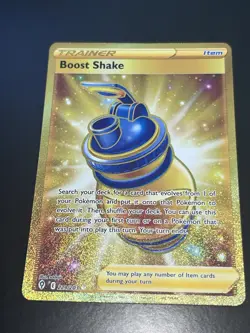 Pokemon Boost Shake 229/203 Gold Secret Rare Evolving Skies N - Image 4