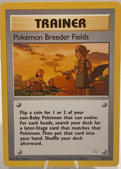Pokemon Breeder Fields 62/64 Neo Revelation Regular - Image 1