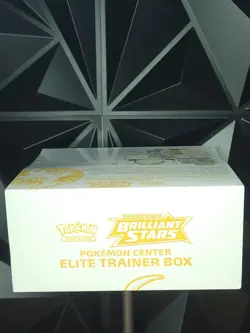 Pokemon TCG Sword & Shield Brilliant Stars ETB Pokemon Center STAMPED SEALED MT - Image 4