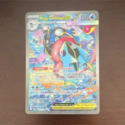 Mega Greninja EX 116/086 XY Full Art Holo Ultra Rare Pokemon TCG English 2016 - Image 1