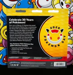 30th Anniversary Pokemon Day 2026 Collection Box Sealed Pikachu Promo NEW TCG - Image 3