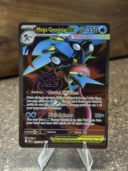 Pokemon TCG Mega Greninja EX Secret Rare Full Art Holo 350 HP 100/86 ENG 🔥🔥 - Image 1