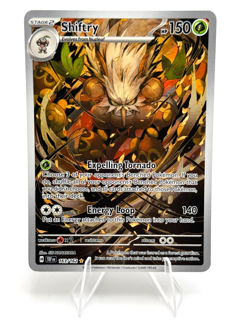Pokemon Shiftry Illustration Rare Temporal Forces 163/162 - Image 1