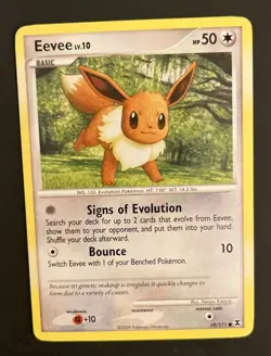 2009 POKEMON-4 RISING RIVALS EEVEE FLAREON GLACEON LEAFEON -REGULAR NM/M - Image 2