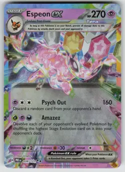 Espeon ex 034/131 Holo Double Rare Prismatic Evolutions Pokemon Near Mint - Image 1